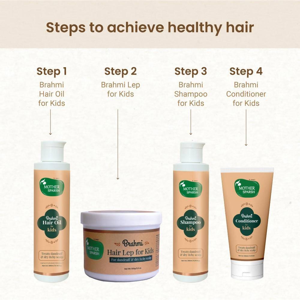 Mother Sparsh Brahmi Anti-Dandruff Kit For Kids