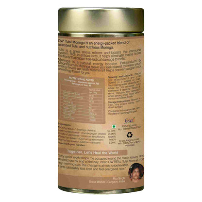 Organic Wellness Tulsi Moringa Tin Pack