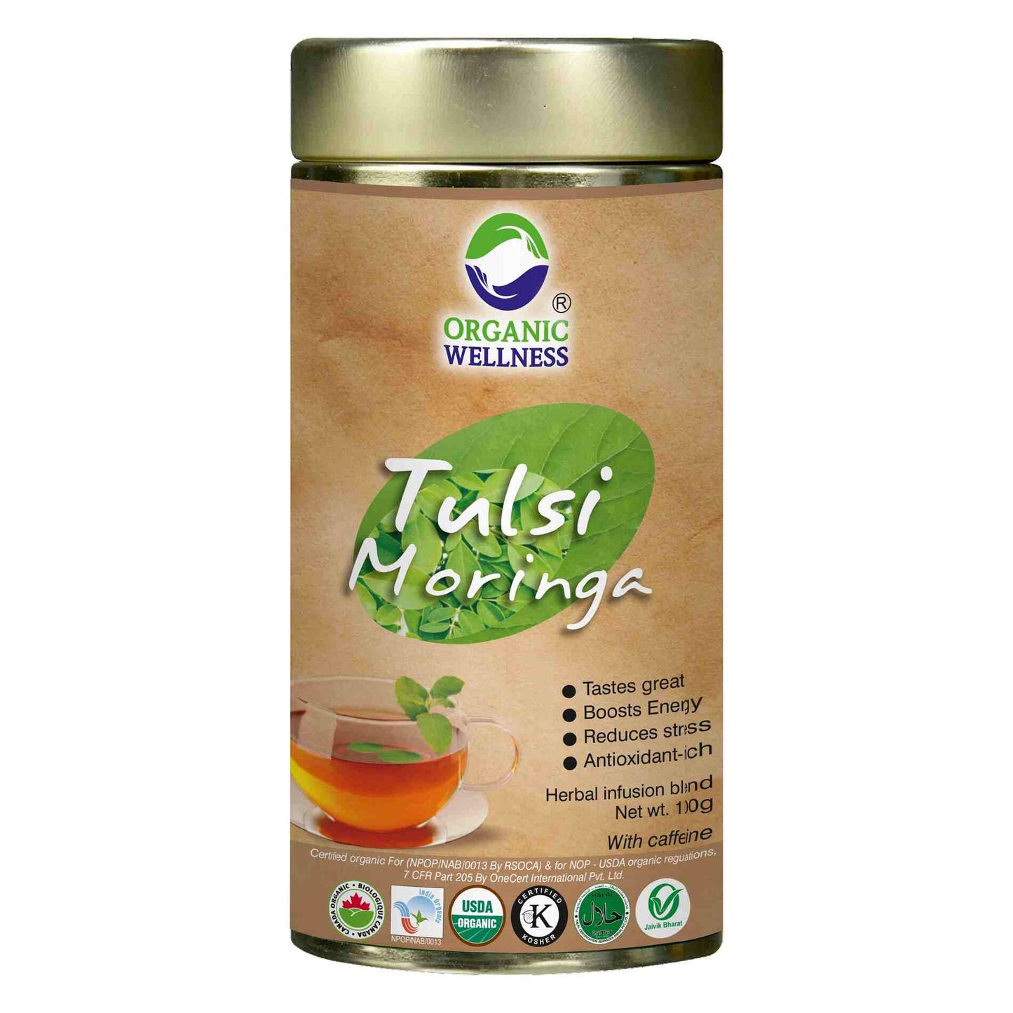 Organic Wellness Tulsi Moringa Tin Pack