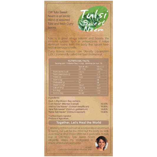 Organic Wellness Sweet Neem Teabags