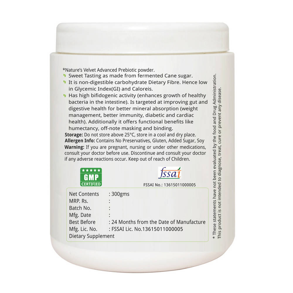 Nature's Velvet Advanced Prebiotics Powder