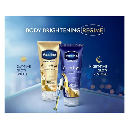 Vaseline Gluta Hya Serum-in-Lotion - Dewy Radiance, Overnight Radiance & Flawless Glow Combo