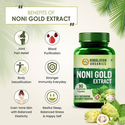 Himalayan Organics Noni Gold Extract Vegetarian Capsules