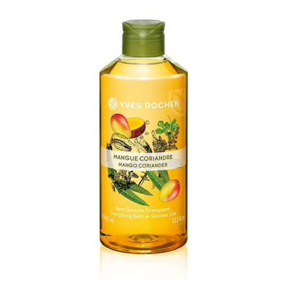 Yves Rocher Energizing Bath & Shower Gel Mango Coriander TrueCure