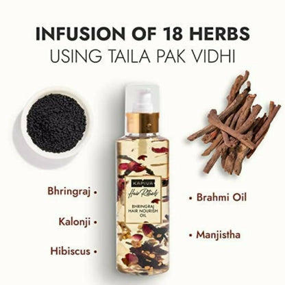 Kapiva Ayurveda Hair Rituals Bhringraj Hair Nourish Oil