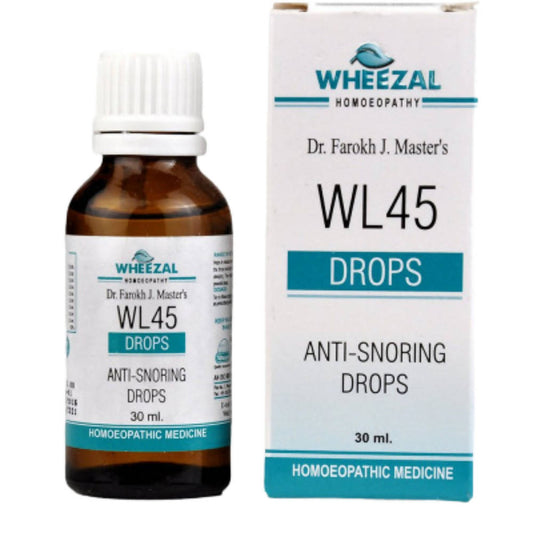 Wheezal Homeopathy WL45 Anti Snoring Drops TrueCure