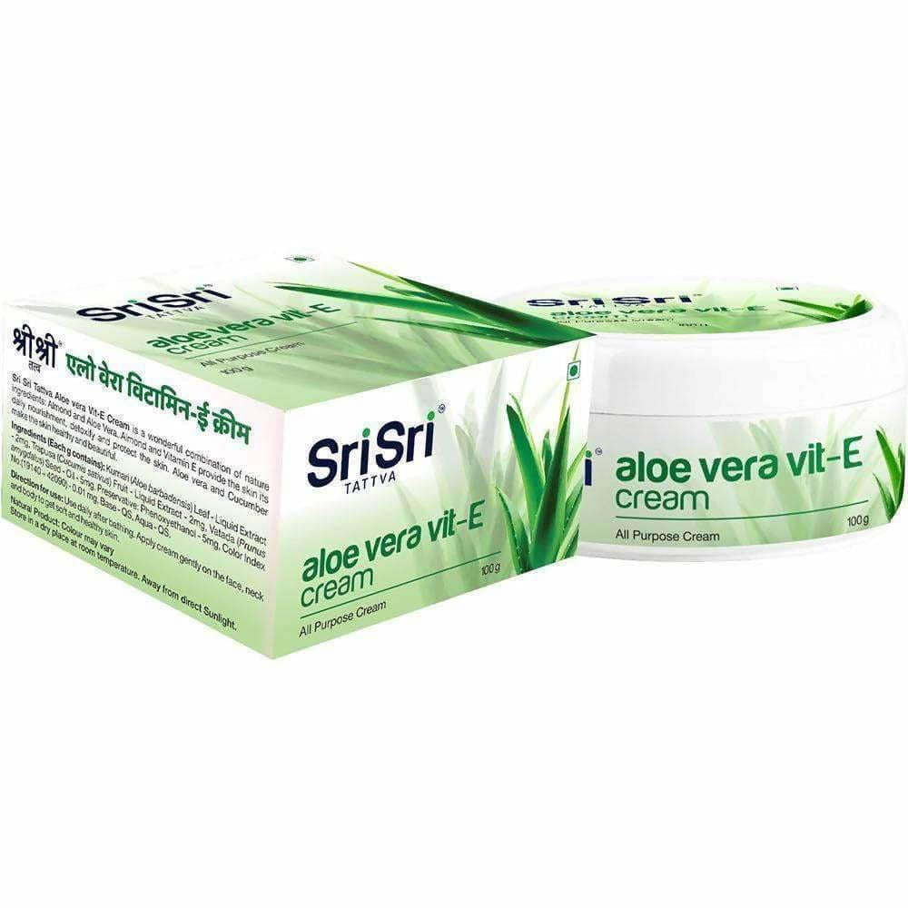 Sri Sri Tattva Aloe Vera & Vit. E Cream 100gm   