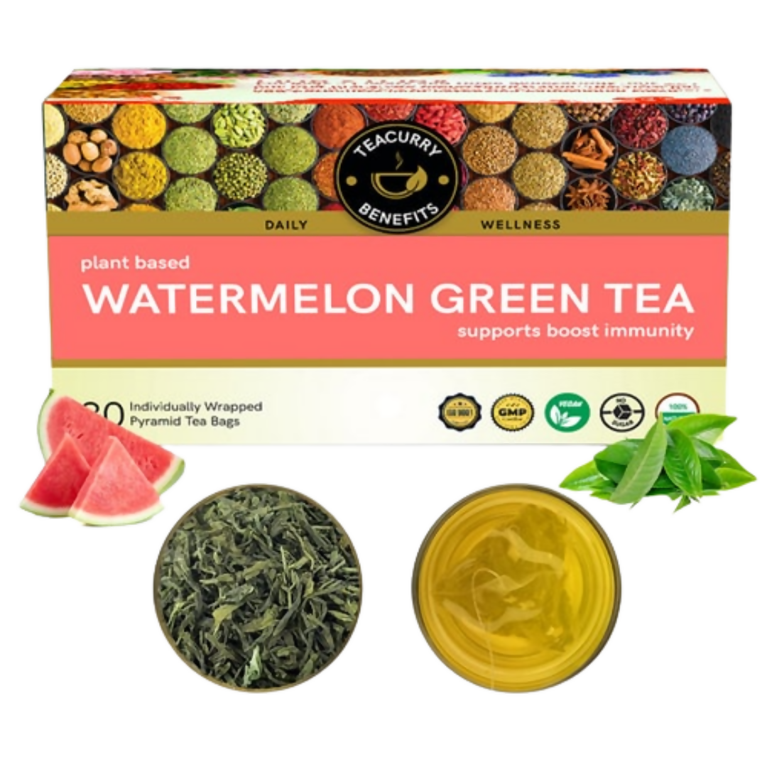 Teacurry Watermelon Green Tea Bags - Drmedicart