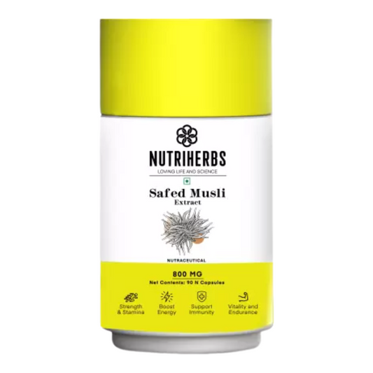 Nutriherbs Safed Musli Capsules TrueCure