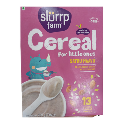 Slurrp Farm Sathu Maavu Cereal For Little Ones, Australia, Canada 