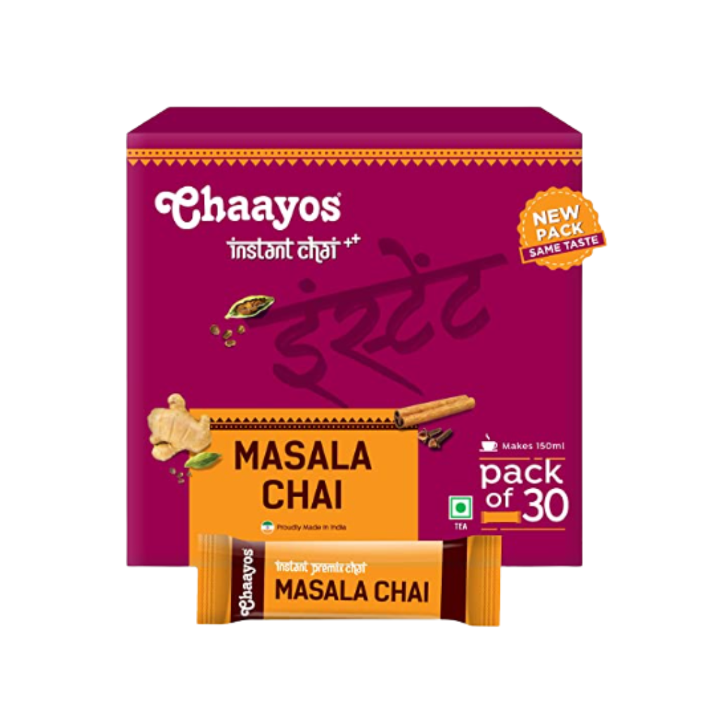 Chaayos Instant Tea Premix Masala Chai Sachets TrueCure