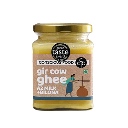 Conscious Food A2 Gir Cow Ghee (Bilona Preparation) 