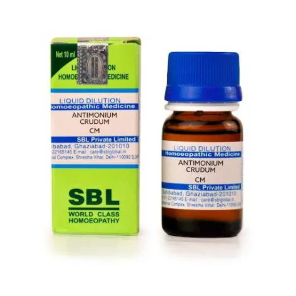 SBL Homeopathy Antimonium Crudum Dilution TrueCure