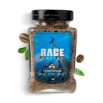 Rage Coffee Creme Caramel Instant Coffee TrueCure