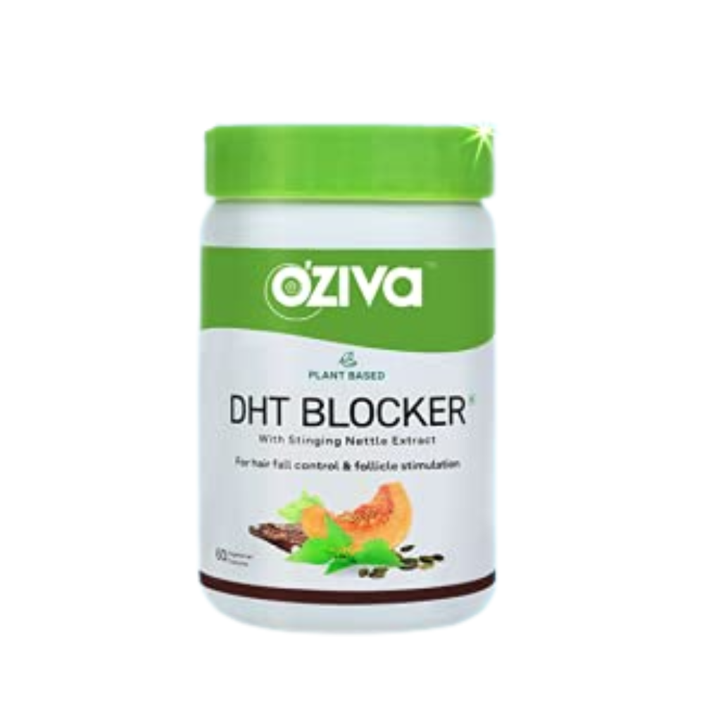 OZiva Plant Based DHT Blocker With Stinging Nettle Extract TrueCure