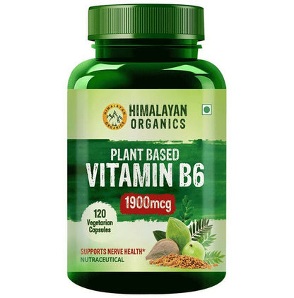 Himalayan Organics Plant-Based Vitamin B6 Capsules  