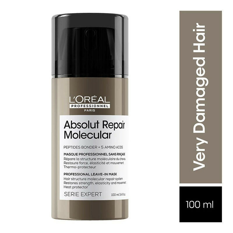 L'Oreal Paris Absolut Repair Molecular Deep Repairing Leave-In Cream For Damaged Hair