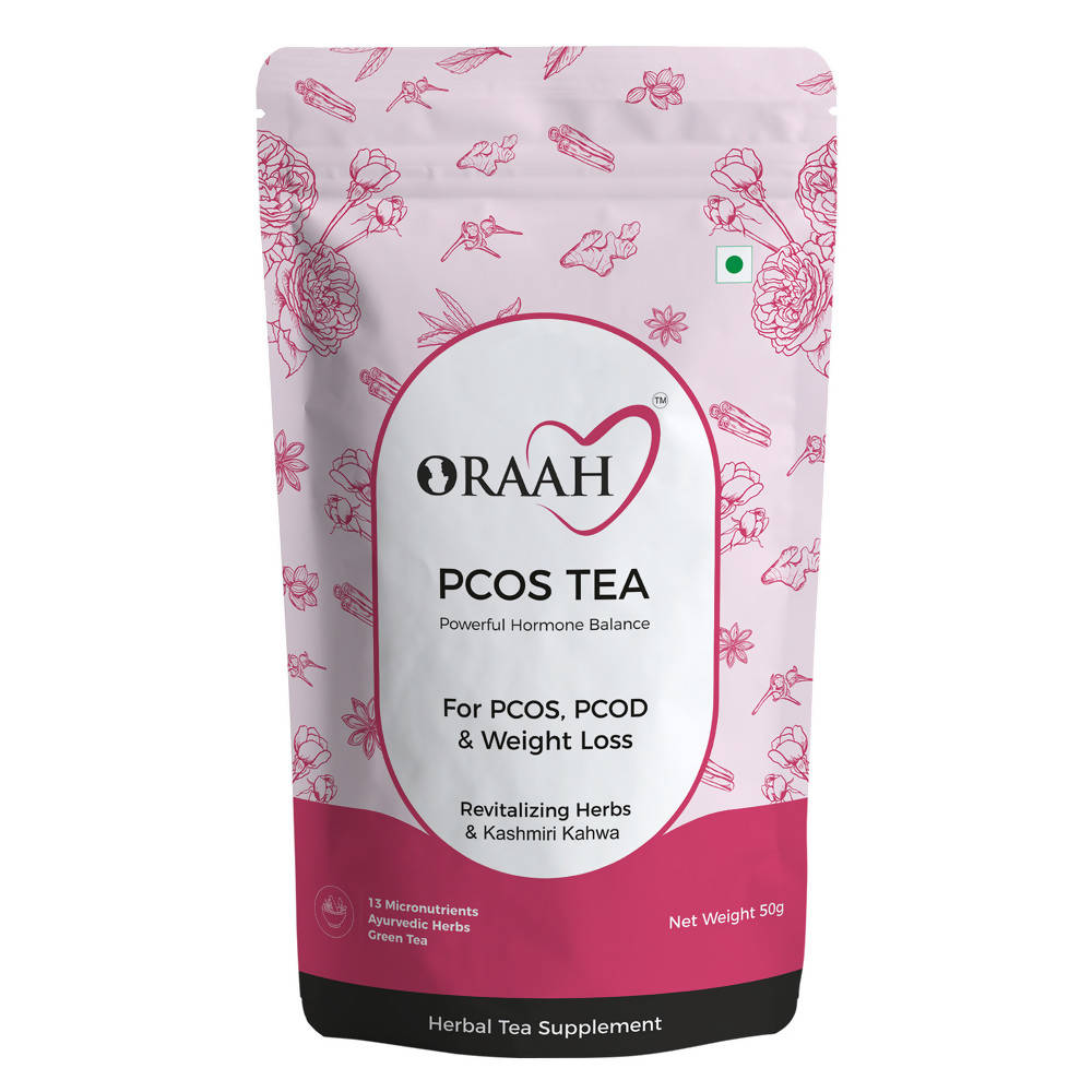 Oraah PCOS PCOD Herbal Tea Kashmiri Kahwa Flavour