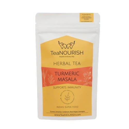 TeaNourish Turmeric Masala Herbal Tea TrueCure