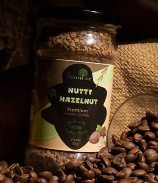 Beantree Nutty Hazelnuts Premium Instant Coffee TrueCure