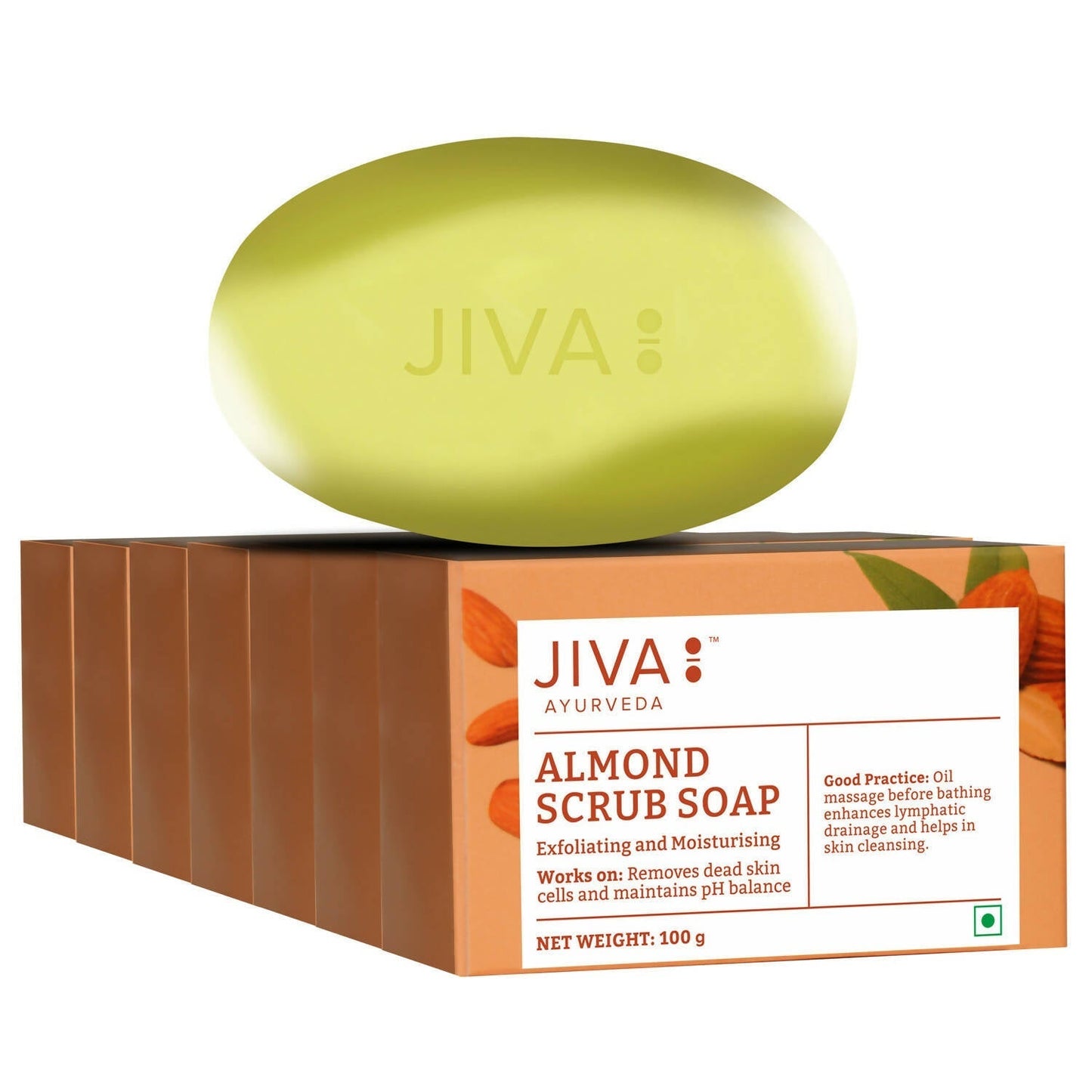 Jiva Ayurveda Almond Scrub Soap TrueCureN