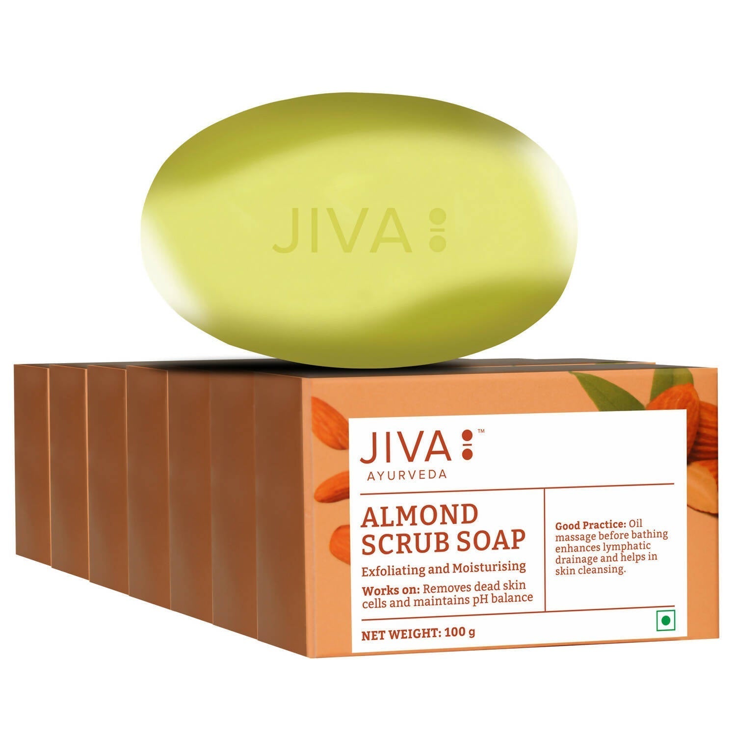 Jiva Ayurveda Almond Scrub Soap TrueCureN