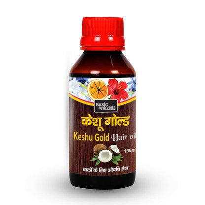 Basic Ayurveda Keshu Gold Hair Oil