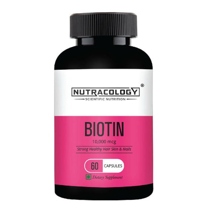 Nutracology Biotin 10mg for Hair Growth & Hair Loss Capsules TrueCure