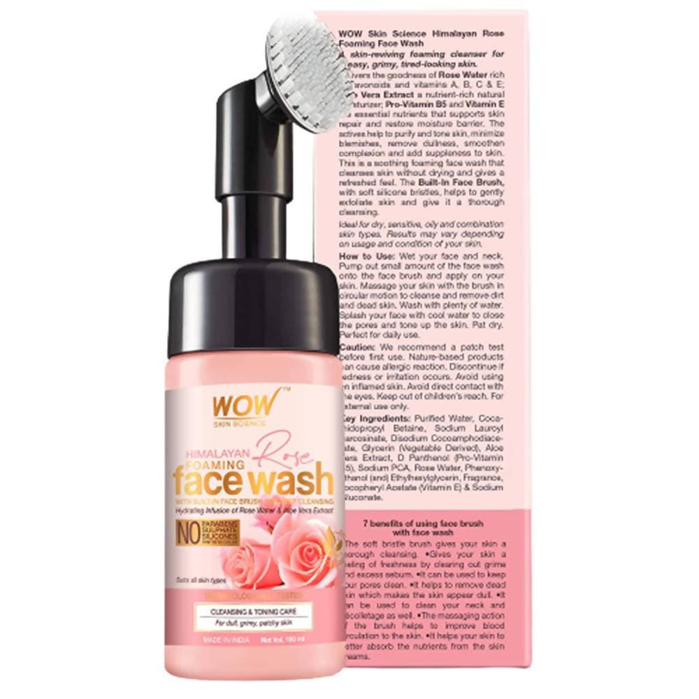 Wow Skin Science Himalayan Rose Foaming Face Wash