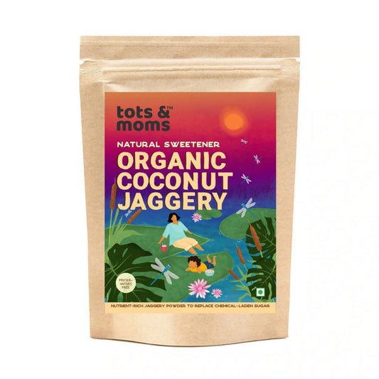 Tots and Moms Organic Coconut Jaggery Natural Sweetener   