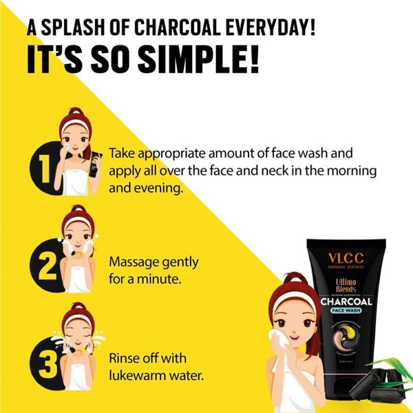 VLCC Ultimo Blends Charcoal Face Wash