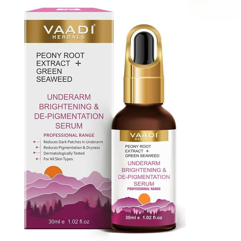 Vaadi Herbals Underarm Brightening & De-pigmentation Serum With Peony Root Extract & Green Seaweed TrueCure