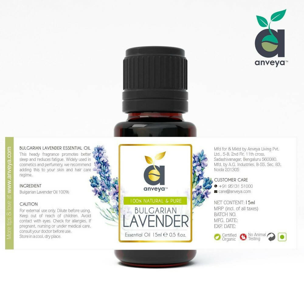 Anveya Bulgarian Lavender Essential Oil