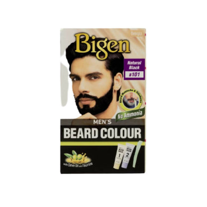 Bigen Mens Beard Colour Natural Black B101 TrueCure