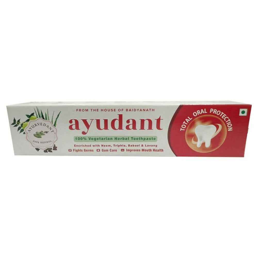 Baidyanath Jhansi Ayurvedant Ayudant Toothpaste TrueCure