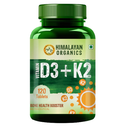 Himalayan Organics Plant Based D3 + K2 Capsules