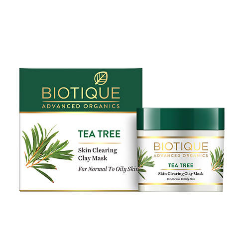 Biotique Advanced Organics Tea Tree Skin Clearing Clay Mask TrueCure