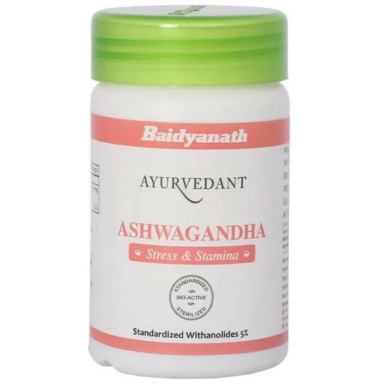 Baidyanath Jhansi Ayuvedant Ashwagandha Tablets TrueCure