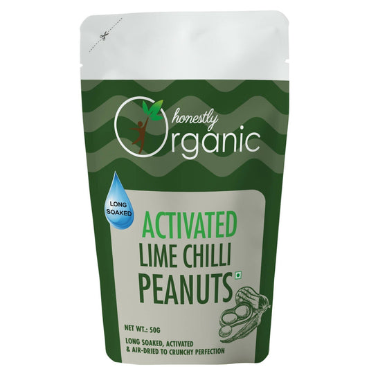 D-Alive Honestly Organic Activated Lime & Chilli Peanuts 