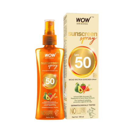 Wow Skin Science UV Sunscreen Spray SPF 50 TrueCure