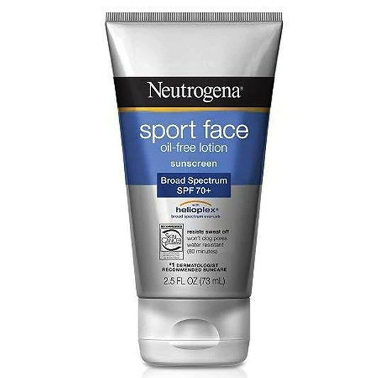 Neutrogena Sport Face Oil Free Lotion Sunscreen TrueCure