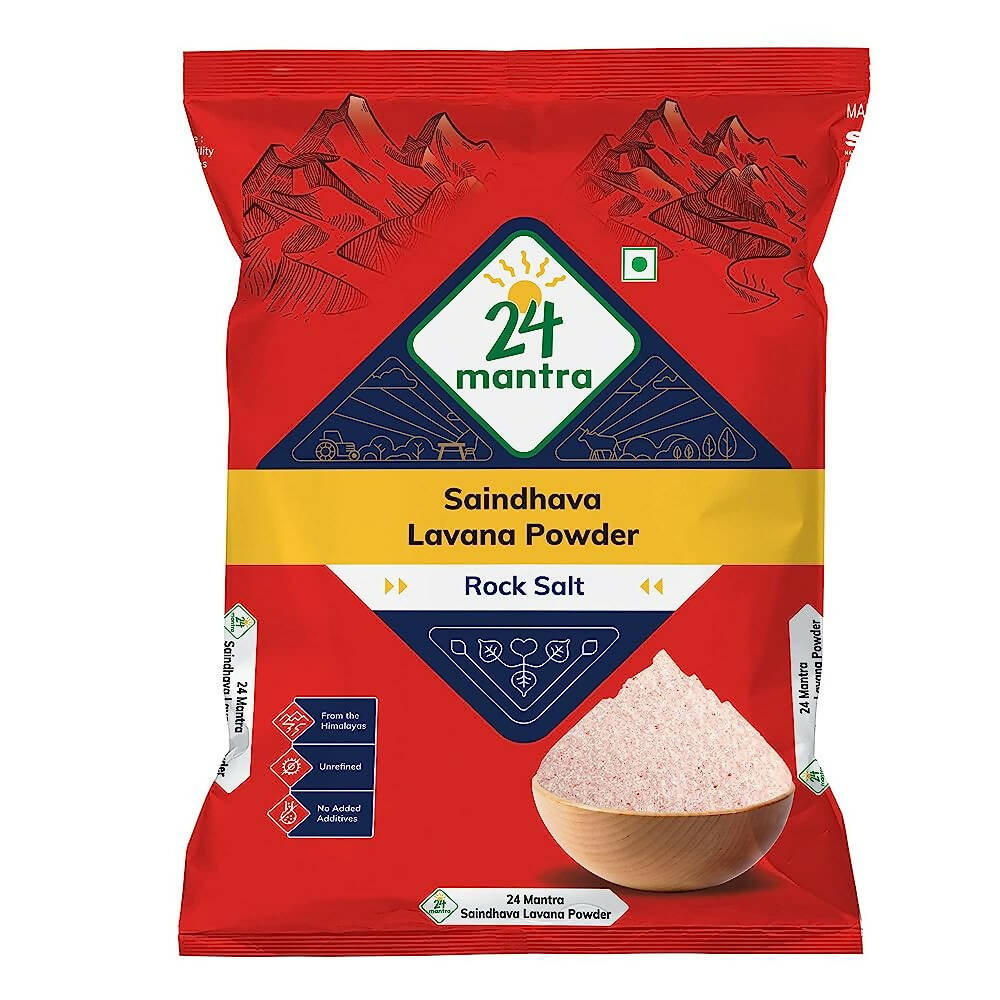 24 Mantra Organic Himalayan Rock Salt Powder 