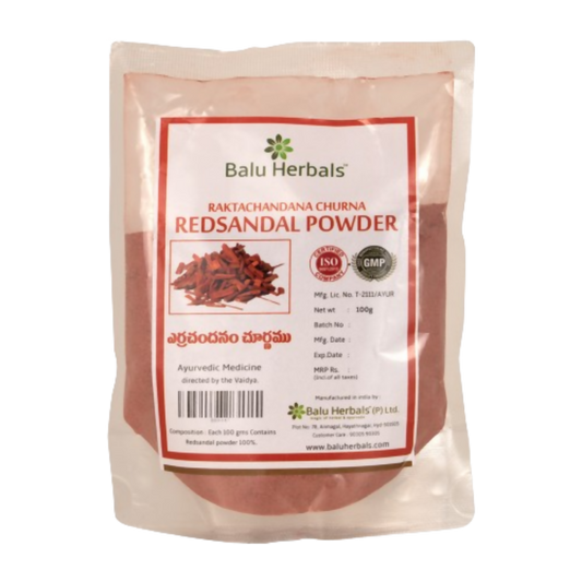 Balu Herbals Red Sandal Powder 