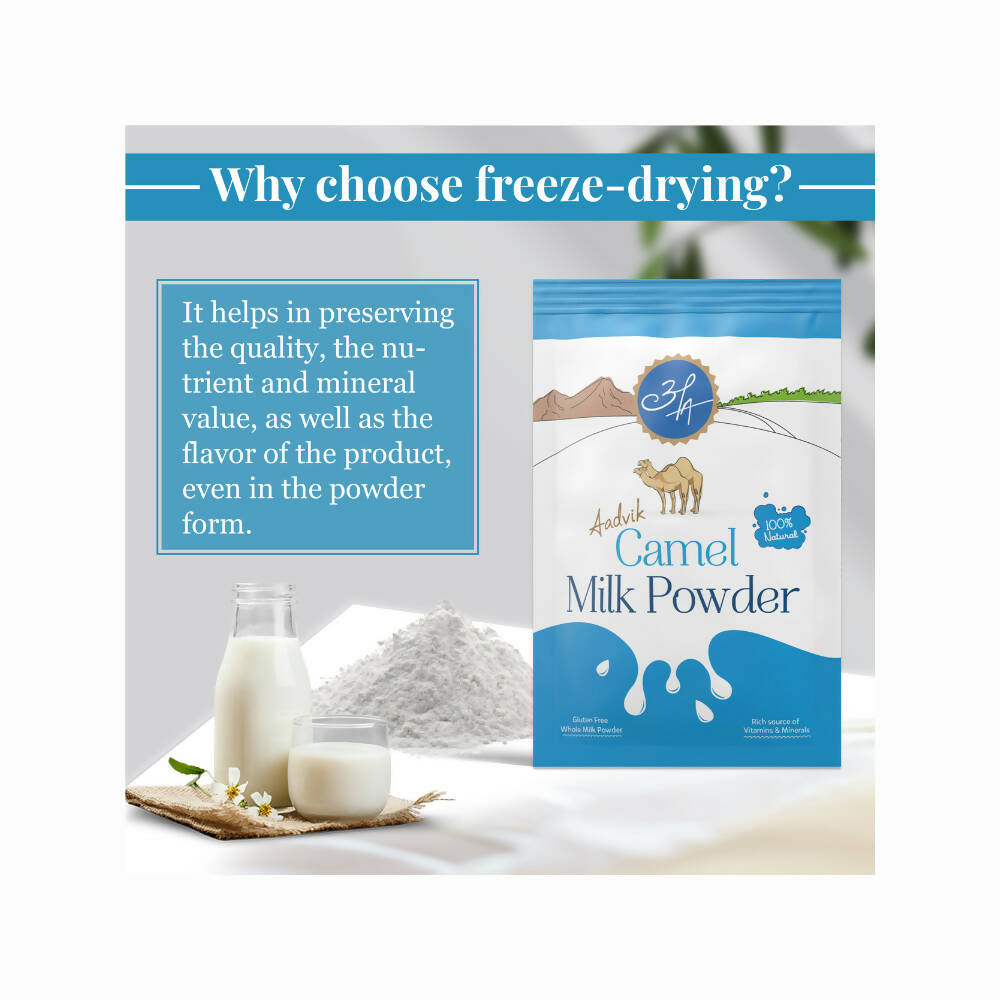 Aadvik Camel Milk Powder Freeze-Dried Sachets