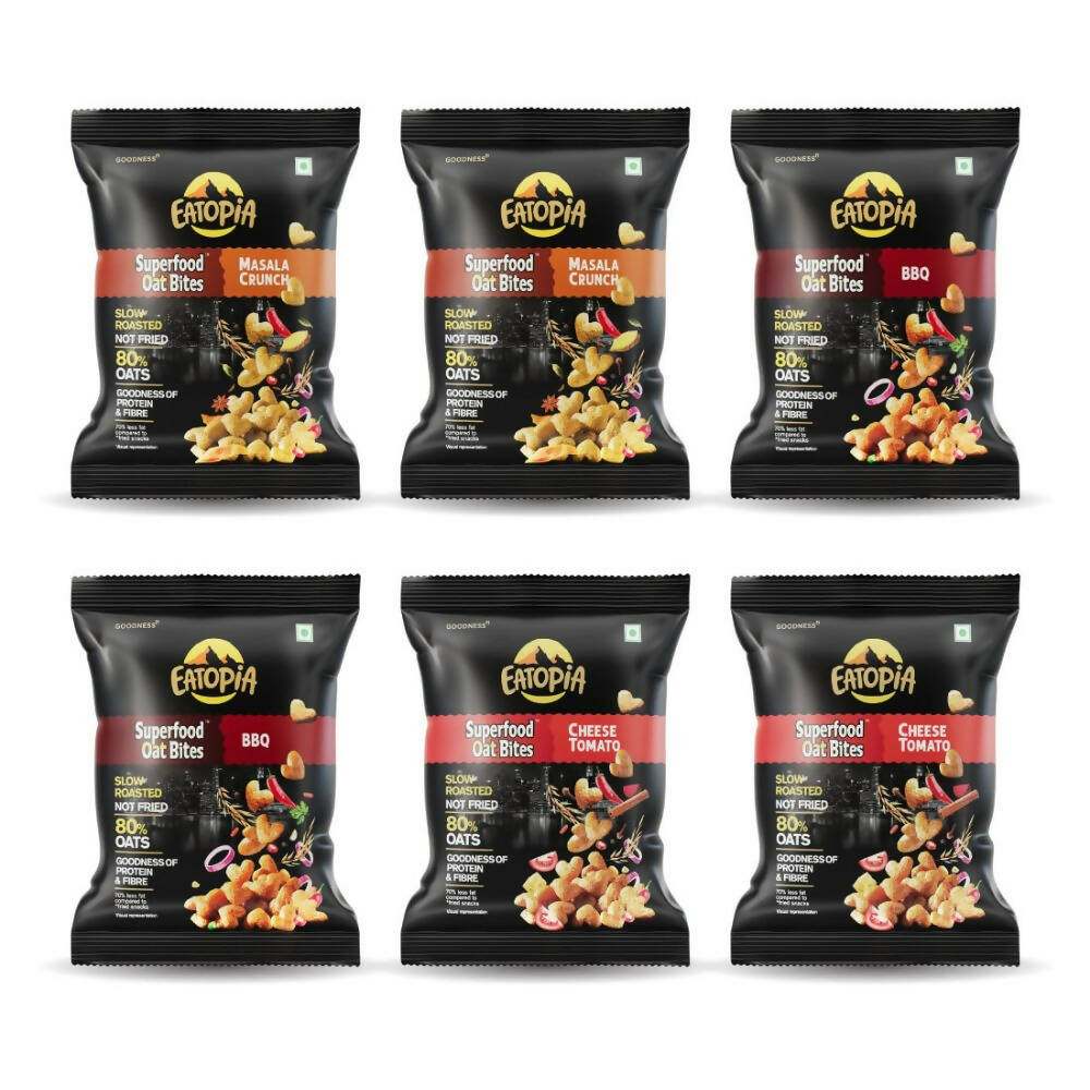 Eatopia Superfood Oats Bites Assorted Combo, Australia, Canada 