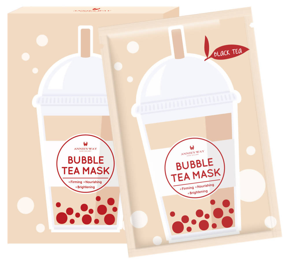 Annie's Way Black Tea Bubble Tea Mask TrueCure