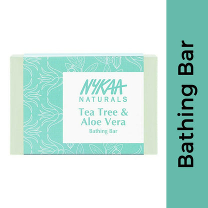 Buy Nykaa Naturals Tea Tree & Aloe Vera Moisturising Bathing Soap Online in USA from Chaijava. Fast shipping available.