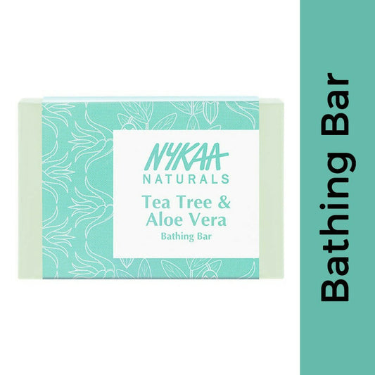 Buy Nykaa Naturals Tea Tree & Aloe Vera Moisturising Bathing Soap Online in USA from Chaijava. Fast shipping available.