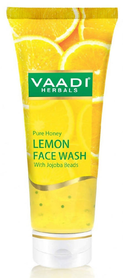 Vaadi Herbals Pure Honey Lemon Face Wash With Jojoba Beads   