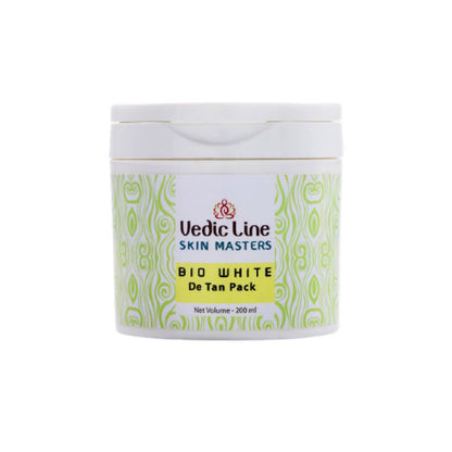 Vedic Line Skin Masters Bio White De Tan Face Pack 